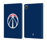Head Case Designs Officially Licensed NBA Navy Blue Washington Wizards Logo Leather Wallet Case Compatible With Apple iPad Pro 11 2020/2021 / 2022
