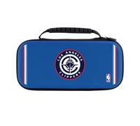 Head Case Designs Officially Licensed NBA Navy Design Text Los Angeles Clippers Logo Blue Hard Storage Travel Carry Case Compatible With Nintendo Switch 2