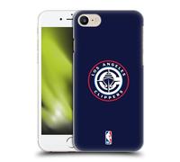 Head Case Designs Officially Licensed NBA Navy Los Angeles Clippers Logo Hard Back Case Compatible With Apple iPhone 7/8 / SE 2020 & 2022