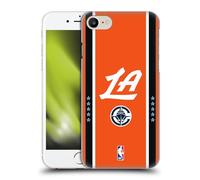 Head Case Designs Officially Licensed NBA Orange Design Los Angeles Clippers Logo Hard Back Case Compatible With Apple iPhone 7/8 / SE 2020 & 2022