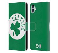 Head Case Designs Officially Licensed NBA Oversized Boston Celtics Logo Leather Wallet Case Compatible With Samsung Galaxy M04 5G / A04e