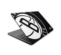 Head Case Designs Officially Licensed NBA Oversized Brooklyn Nets Logo Vinyl Sticker Skin Decal Cover Compatible With MacBook Air 13.6" A2681/A3113/A3240 2022/2024/2025