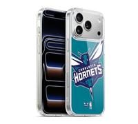 Head Case Designs Officially Licensed NBA Oversized Charlotte Hornets Logo Gel Case [Military Grade Protection] Compatible with Apple iPhone 17 Pro Max and Compatible with MagSafe