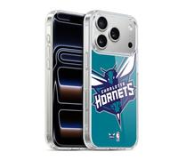 Head Case Designs Officially Licensed NBA Oversized Charlotte Hornets Logo Gel Case [Military Grade Protection] Compatible with Apple iPhone 17 Pro and Compatible with MagSafe