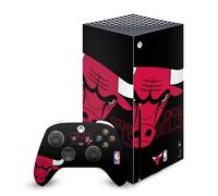 Head Case Designs Officially Licensed NBA Oversized Chicago Bulls Logo Vinyl Sticker Gaming Skin Decal Cover Compatible With Xbox Series X