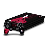 Head Case Designs Officially Licensed NBA Oversized Chicago Bulls Logo Vinyl Sticker Gaming Skin Decal Cover Compatible With Sony PlayStation 4 PS4 Pro Console and DualShock 4 Controller