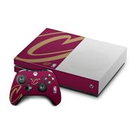 Head Case Designs Officially Licensed NBA Oversized Cleveland Cavaliers Logo Vinyl Sticker Gaming Skin Decal Cover Compatible With Xbox One S Console and Controller Bundle