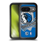 Head Case Designs Officially Licensed NBA Oversized Dallas Mavericks Logo Ultra-Armoured Shockproof Case [Military Grade Protection] Compatible With Google Pixel 9 / Pixel 9 Pro