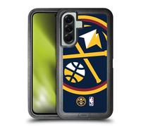 Head Case Designs Officially Licensed NBA Oversized Denver Nuggets Logo Ultra-Armoured Shockproof Case [Military Grade Protection] Compatible With Samsung Galaxy A56 5G
