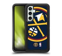 Head Case Designs Officially Licensed NBA Oversized Denver Nuggets Logo Ultra-Armoured Shockproof Case [Military Grade Protection] Compatible With Samsung Galaxy S23 FE 5G