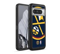 Head Case Designs Officially Licensed NBA Oversized Denver Nuggets Logo Ultra-Armoured Shockproof Case [Military Grade Protection] Compatible With Google Pixel 8 Pro