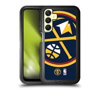 Head Case Designs Officially Licensed NBA Oversized Denver Nuggets Logo Ultra-Armoured Shockproof Case [Military Grade Protection] Compatible With Samsung Galaxy A25 5G
