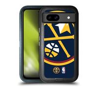Head Case Designs Officially Licensed NBA Oversized Denver Nuggets Logo Ultra-Armoured Shockproof Case [Military Grade Protection] Compatible With Google Pixel 8a
