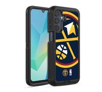 Head Case Designs Officially Licensed NBA Oversized Denver Nuggets Logo Ultra-Armoured Shockproof Case [Military Grade Protection] Compatible With Samsung Galaxy A16 5G