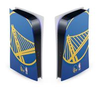 Head Case Designs Officially Licensed NBA Oversized Golden State Warriors Logo Vinyl Faceplate Sticker Gaming Skin Decal Cover Compatible With Sony PlayStation 5 PS5 Digital Edition Console