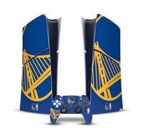 Head Case Designs Officially Licensed NBA Oversized Golden State Warriors Logo Vinyl Gaming Skin Decal Compatible With Sony PlayStation 5 PS5 Slim Digital Edition Console & DualSense Controller