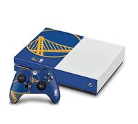 Head Case Designs Officially Licensed NBA Oversized Golden State Warriors Logo Vinyl Sticker Gaming Skin Decal Cover Compatible With Xbox One S Console and Controller Bundle