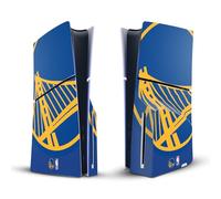 Head Case Designs Officially Licensed NBA Oversized Golden State Warriors Logo Vinyl Sticker Gaming Skin Decal Cover Compatible With Sony PlayStation 5 PS5 Slim Disc Edition Console