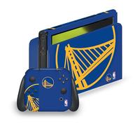 Head Case Designs Officially Licensed NBA Oversized Golden State Warriors Logo Vinyl Sticker Gaming Skin Decal Cover Compatible With Nintendo Switch OLED Bundle
