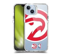 Head Case Designs Officially Licensed NBA Oversized Hawk Atlanta Hawks Logo Shockproof Bumper Case [Military Grade Protection] Compatible with iPhone 14 Plus and Compatible with MagSafe