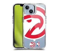 Head Case Designs Officially Licensed NBA Oversized Hawk Atlanta Hawks Logo Shockproof Bumper Case [Military Grade Protection] Compatible with Apple iPhone 14 and Compatible with MagSafe