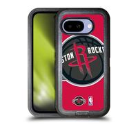 Head Case Designs Officially Licensed NBA Oversized Houston Rockets Logo Ultra-Armoured Shockproof Case [Military Grade Protection] Compatible With Google Pixel 9A
