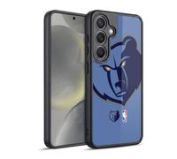 Head Case Designs Officially Licensed NBA Oversized Memphis Grizzlies Logo Gel Armour Case [Military Grade Protection] Compatible With Samsung Galaxy S24 5G