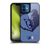 Head Case Designs Officially Licensed NBA Oversized Memphis Grizzlies Logo Gel Armour Case [Military Grade Protection] Compatible With Apple iPhone 12 / iPhone 12 Pro