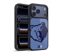 Head Case Designs Officially Licensed NBA Oversized Memphis Grizzlies Logo Gel Armour Case [Military Grade Protection] Compatible With Apple iPhone 17 Pro