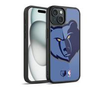 Head Case Designs Officially Licensed NBA Oversized Memphis Grizzlies Logo Gel Armour Case [Military Grade Protection] Compatible With Apple iPhone 15