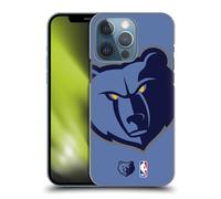 Head Case Designs Officially Licensed NBA Oversized Memphis Grizzlies Logo Hard Back Case Compatible With Apple iPhone 13 Pro