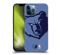 Head Case Designs Officially Licensed NBA Oversized Memphis Grizzlies Logo Hard Back Case Compatible With Apple iPhone 12 Pro Max