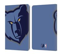 Head Case Designs Officially Licensed NBA Oversized Memphis Grizzlies Logo Leather Wallet Case Compatible With Kindle Paperwhite 1/2 / 3