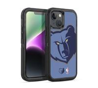 Head Case Designs Officially Licensed NBA Oversized Memphis Grizzlies Logo Ultra-Armoured Shockproof Case [Military Grade Protection] Compatible With Apple iPhone 14
