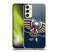 Head Case Designs Officially Licensed NBA Oversized New Orleans Pelicans Logo Hard Back Case Compatible With Samsung Galaxy A34 5G