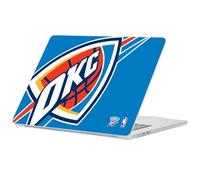 Head Case Designs Officially Licensed NBA Oversized Oklahoma City Thunder Logo Clear Hard Crystal Armour Laptop Case Compatible with MacBook Air 13.6" A2681/A3113/A3240 2022/2024/2025