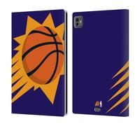 Head Case Designs Officially Licensed NBA Oversized Phoenix Suns Logo Leather Wallet Case Compatible With Apple iPad Pro 11 M4/M5 2024/2025