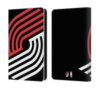 Head Case Designs Officially Licensed NBA Oversized Portland Trail Blazers Logo Leather Wallet Case Compatible With Kindle Paperwhite 5 (2021)