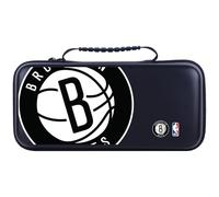 Head Case Designs Officially Licensed NBA Oversized Text Brooklyn Nets Logo Hard Storage Travel Carry Case Compatible With Legion Go