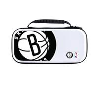 Head Case Designs Officially Licensed NBA Oversized Text Brooklyn Nets Logo White Hard Storage Travel Carry Case Compatible With Nintendo Switch 2