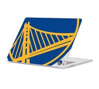 Head Case Designs Officially Licensed NBA Oversized Text Golden State Warriors Logo Clear Glitter Hard Crystal Armour Laptop Case compatible with MacBook Air 13.6" A2681/A3113/A3240 2022/2024/2025