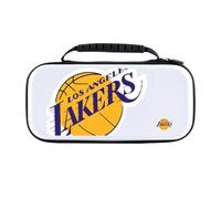 Head Case Designs Officially Licensed NBA Oversized Text Los Angeles Lakers Logo White Hard Storage Travel Carry Case Compatible With Nintendo Switch 2