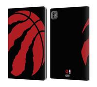 Head Case Designs Officially Licensed NBA Oversized Toronto Raptors Logo Leather Wallet Case Compatible With Apple iPad Pro 11 M4/M5 2024/2025