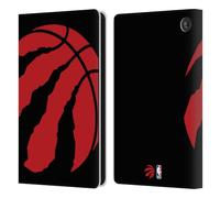Head Case Designs Officially Licensed NBA Oversized Toronto Raptors Logo Leather Wallet Case Compatible With Amazon Fire 7 2022