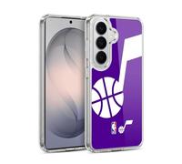 Head Case Designs Officially Licensed NBA Oversized Utah Jazz Logo Gel Case [Military Grade Protection] Compatible with Samsung Galaxy S26 and Compatible with MagSafe