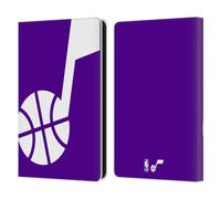 Head Case Designs Officially Licensed NBA Oversized Utah Jazz Logo Leather Wallet Case Compatible With Amazon Kindle Paperwhite 6