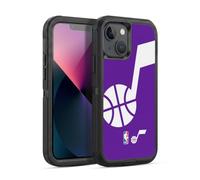 Head Case Designs Officially Licensed NBA Oversized Utah Jazz Logo Ultra-Armoured Shockproof Case [Military Grade Protection] Compatible With Apple iPhone 13