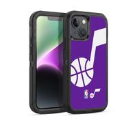 Head Case Designs Officially Licensed NBA Oversized Utah Jazz Logo Ultra-Armoured Shockproof Case [Military Grade Protection] Compatible With Apple iPhone 14
