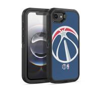 Head Case Designs Officially Licensed NBA Oversized Washington Wizards Logo Ultra-Armoured Shockproof Case [Military Grade Protection] Compatible With Apple iPhone 16e / iPhone 17e