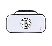 Head Case Designs Officially Licensed NBA Primary Brooklyn Nets Logo White Hard Storage Travel Carry Case Compatible With Nintendo Switch 2